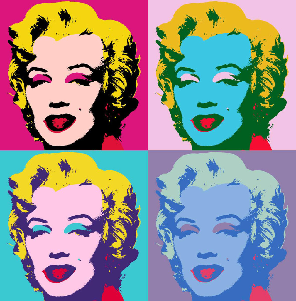 Marilyn Monroe tableau Pop art