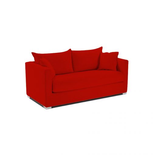 canapé design rouge