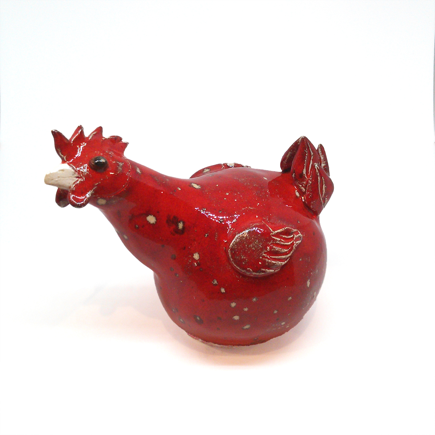 Poule en céramique pièce unique