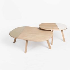 Duo de tables basses aronde