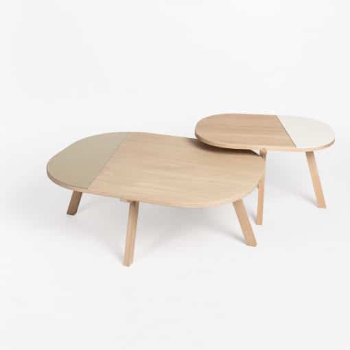 Duo de tables basses aronde