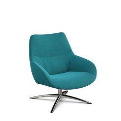 fauteuil lilly couleur bleu pétrole lido pétrole