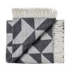 Plaid en laine gris anthracite 130x190 tendance scandinave Silkeborg 1711041-11