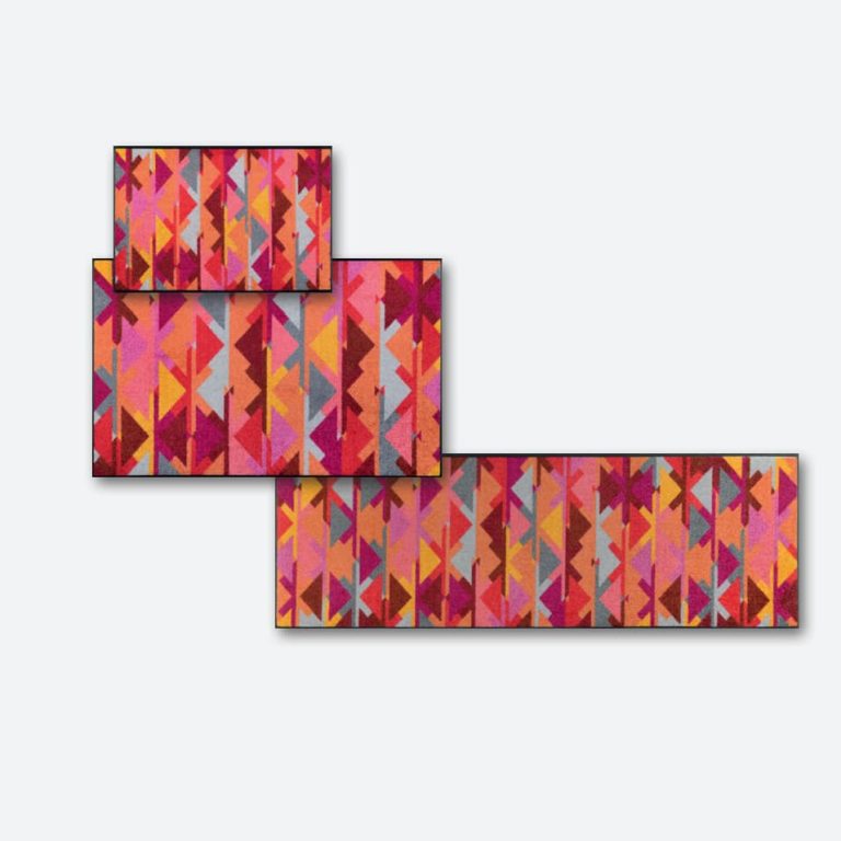 Tapis d'entrée absorbant, extra fin et décoratif