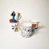 Coffret de 4 mugs porcelaine Modernism