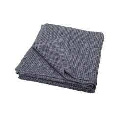 Dessus de lit 100% coton anthracite-220 x 240 cm- Vigo 25091_90_2