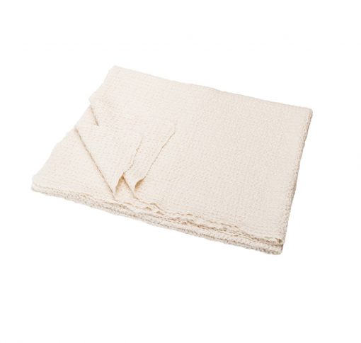 Dessus de lit 100% coton écru-220 x 240 cm- Vigo 5091_60_2