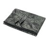 Plaid Jungle en coton-vert et anthracite- 145 x 220 cm- Nova 4083_55_2
