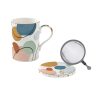 Coffret tisanière 35 cl en porcelaine avec filtre inox "Shapes"