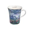 Beau mug en porcelaine aux couleurs du tableau des Nymphéas de Claude Monet.