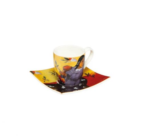 Tasse à café Femme à la mangue de Paul Gauguin