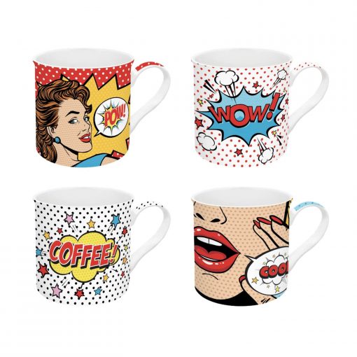 coffret mugs pop art