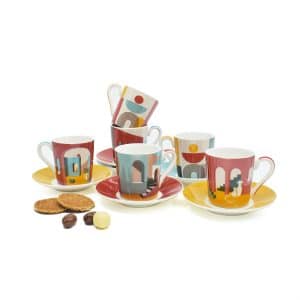 Coffret 6 Tasses à Café Bahia 10cl EASY LIFE - Ambiance & Styles