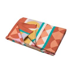 Plaid ethnique multi orange