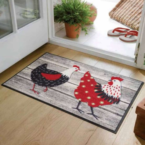 Tapis d’entrée Chicken Farm de Kleen Tex