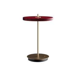 lampe a poser portable asteria umage rouge rubis
