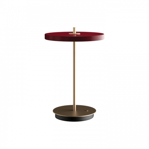 lampe a poser portable asteria umage rouge rubis