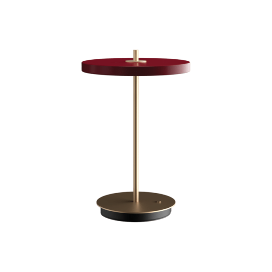 lampe a poser portable asteria umage rouge rubis