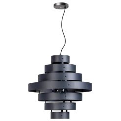 suspension luminaire design noir