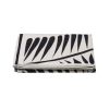 Plaid feuille de palmier noir et blanc