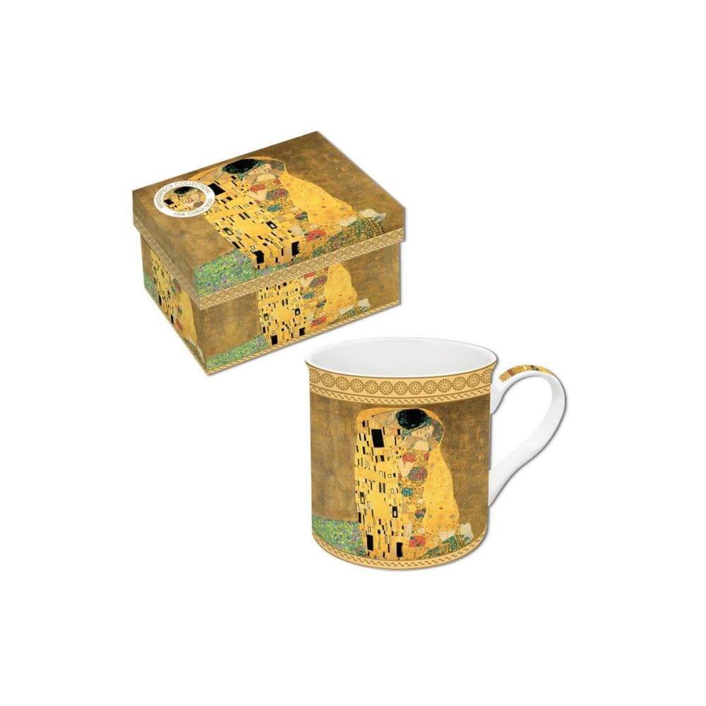 Théière + tasse Klimt Le Baiser