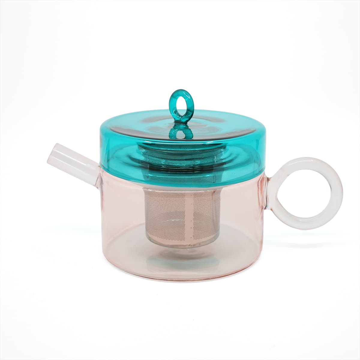 Théière En Verre Borosilicate 650ml Avec Infuseur Inox Amovible - Résistante à La Chaleur - Pour Cuisinières Et Infusion à Froid