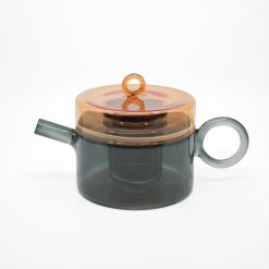 Théière en verre borosilicate