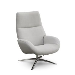 fauteuil relaxation tissu gris light grey