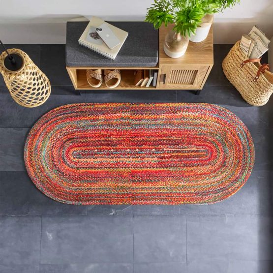 tapis multicolore design