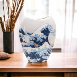 vase déco hokusai