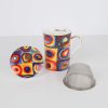 Coffret mug tisanière avec couvercle et filtre kandisky