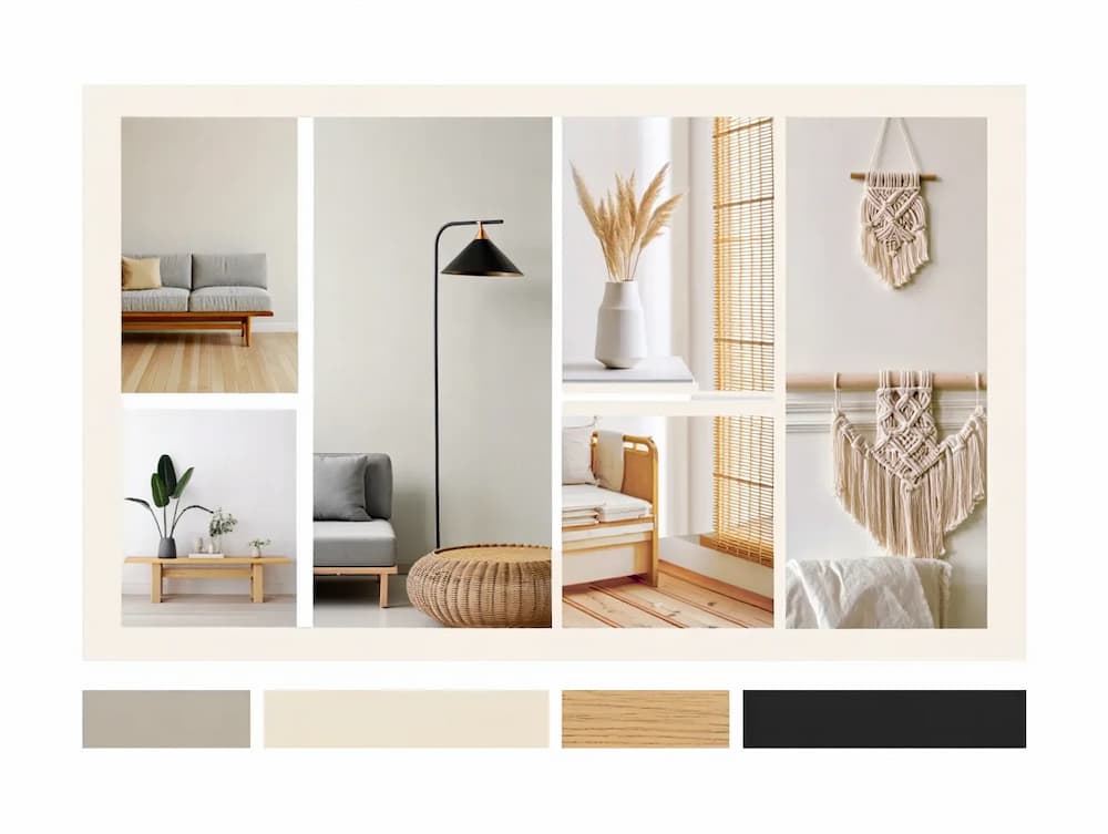 moodboard japandi
