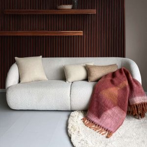 plaid effet mohair
