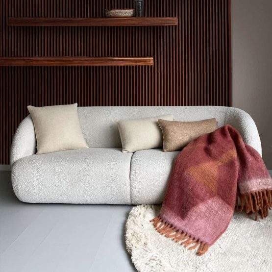 plaid effet mohair