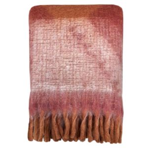 plaid-effet-mohair-en-polyester-rouge-et-noir-125x150-cm