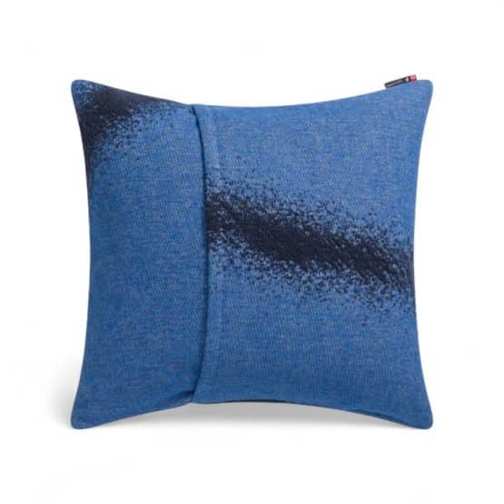 Verso coussin design gris pour canapé motif géométrique en 50 x 50 cm