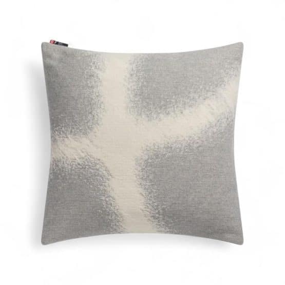 Coussin design gris pour canapé motif géométrique en 50 x 50 cm