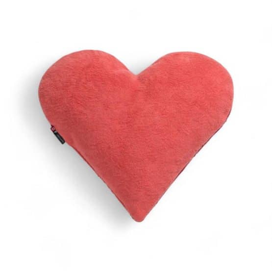 Verso coussin cœur en coton super doux