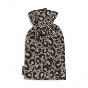 Bouillotte léopard en coton-2 litres