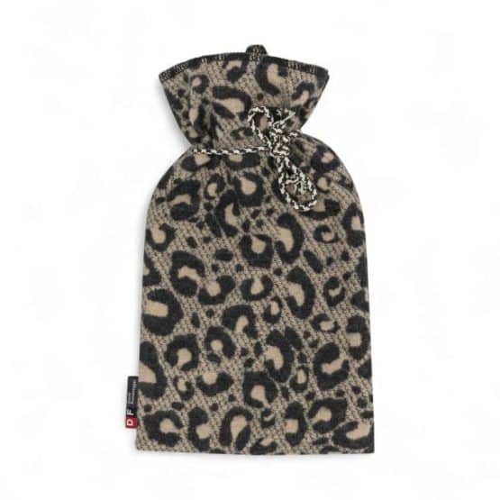 Bouillotte léopard en coton-2 litres
