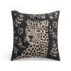Coussin Léopard en Coton déhoussable 50 x 50 cm - toucher doux