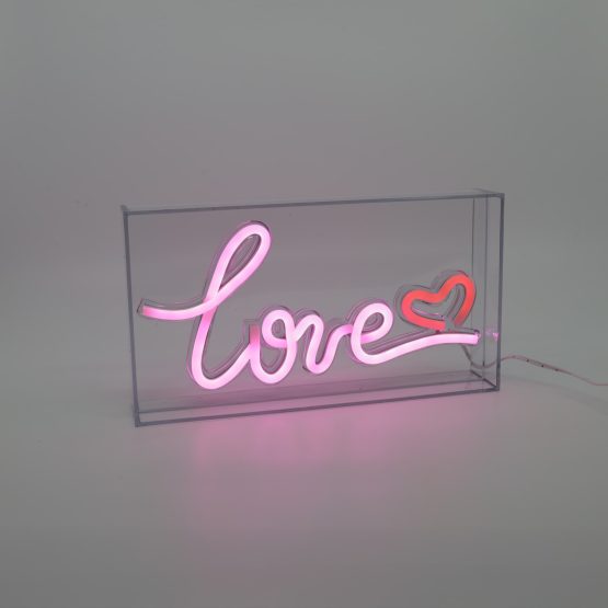 décoration love lumineuse
