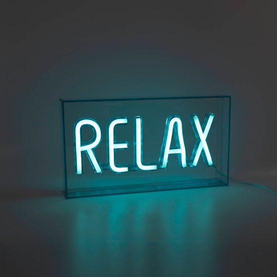 lampe à poser néon "relax" led