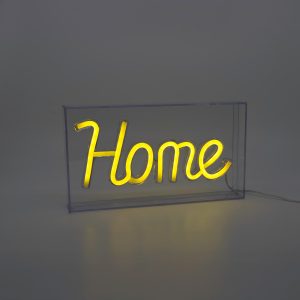 Lampe LED néon lumineux "Home"