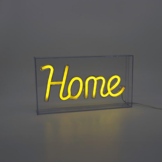 Lampe LED néon lumineux "Home"