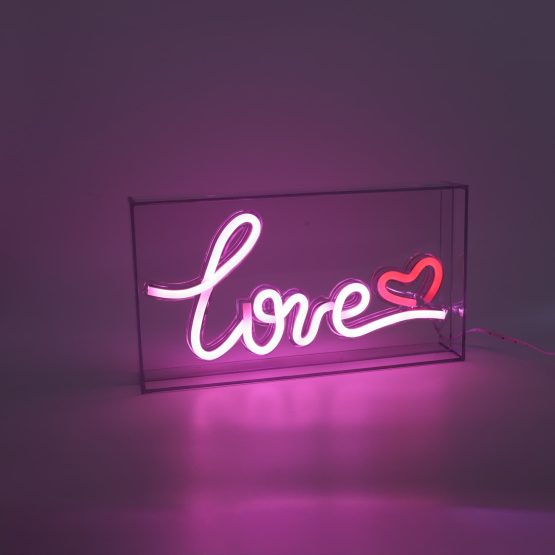 néon décoratif "love" en led à poser
