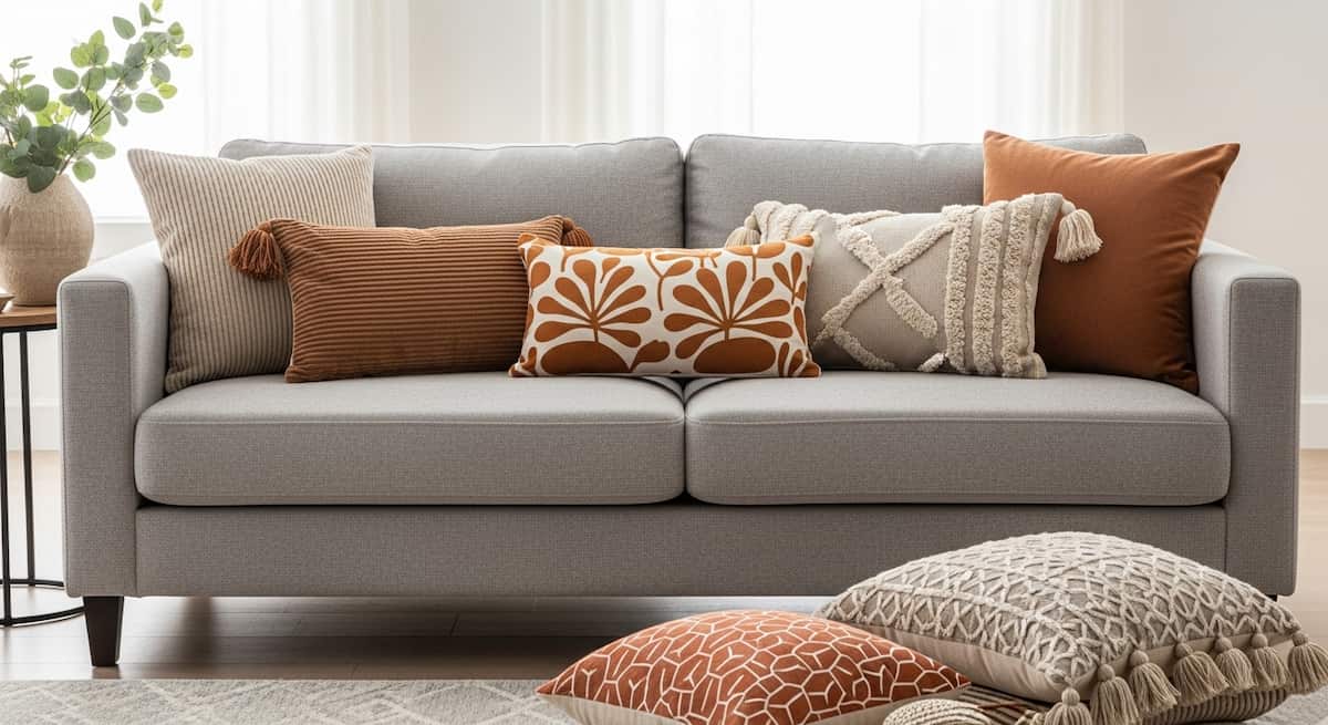 Comment décorer un canapé avec des coussins