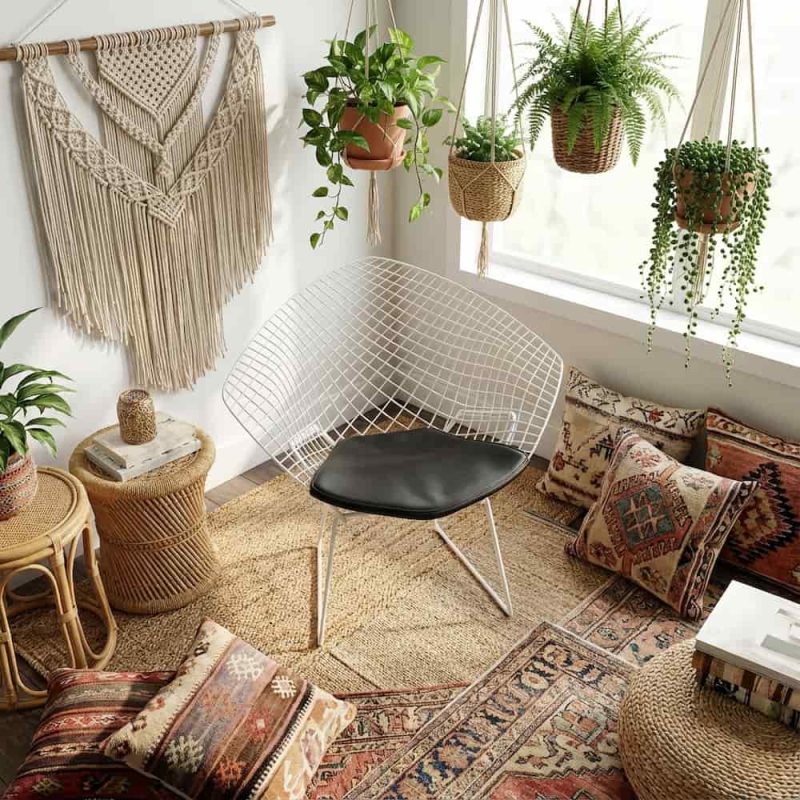 le fauteuil diamond d'harry bertoia