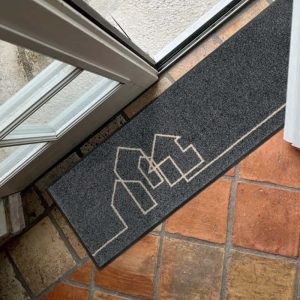 seb paillasson déco gris linestreet de chez wash and dry