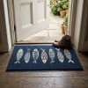 paillasson de porte d'entrée fish tango lavable